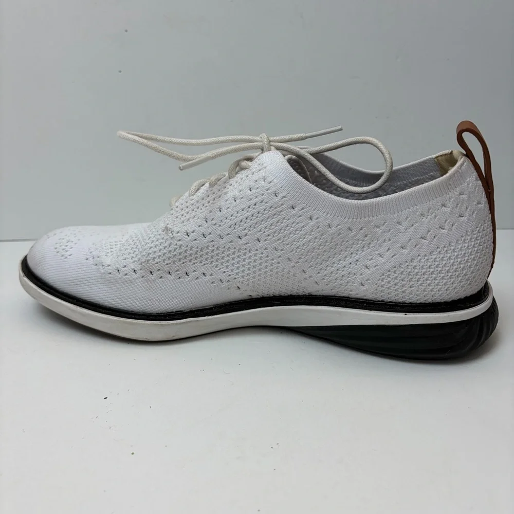 Cole Haan White Grand Evolution Stitchlite‎ Oxford Shoes Men's 8.5